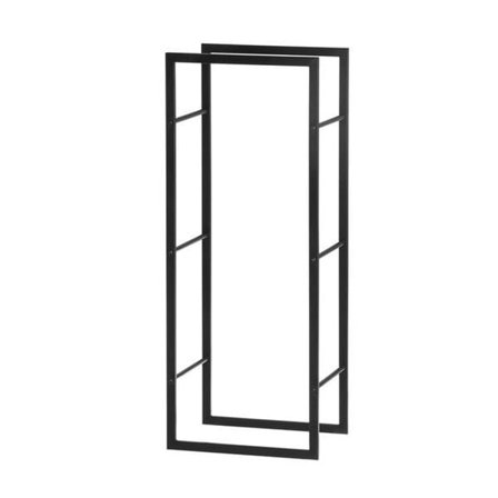 Brændestativ Tårn i metal M - Svart