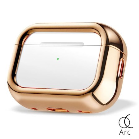AirPods Pro-fodral - ARC PULSE - Aluminium för rymd användning - Stötskydd 3m - Roséguld