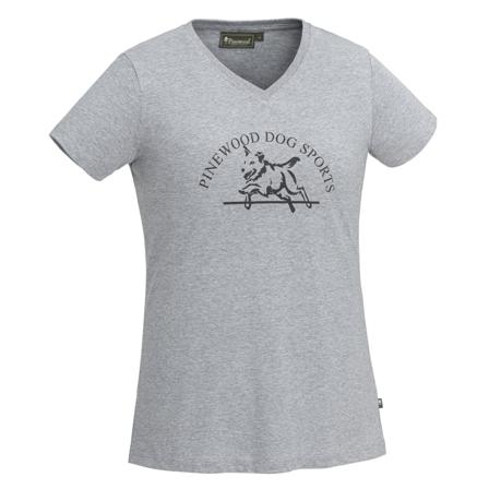 Pinewood Women's Dog Sports T-shirt Women short-sleeved sweaters Grey S