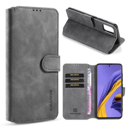 DG.Ming Retro Samsung Galaxy A31 fodral - Silver/Grå Silvergrå