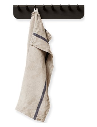 Form & Refine Echo Knagerække - Black - L:40CM