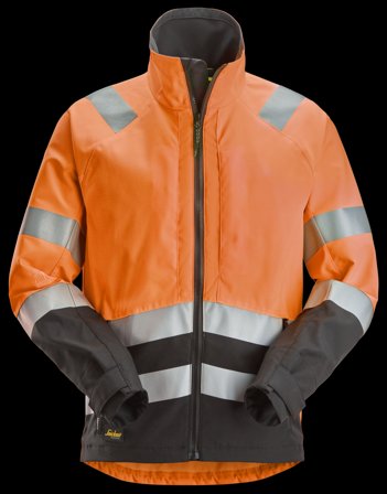Snickers Workwear 1532-5504 Jacka varsel, orange/svart Orange/svart, Kläder
