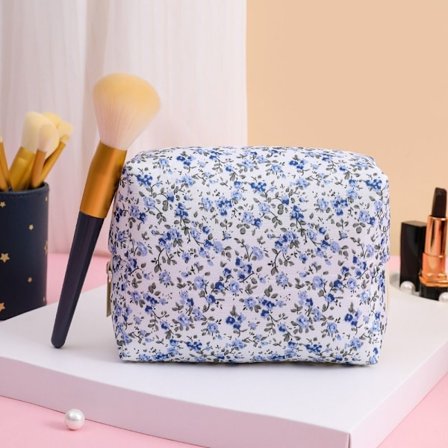 Puffy vattert sminkeveske Stor reisekosmetikkveske 03 03