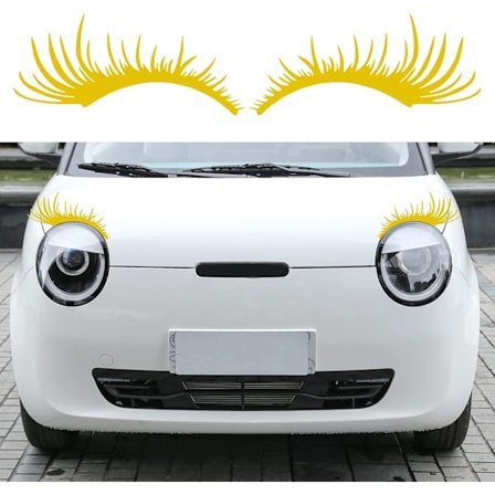 2 Par Eyelashes Bilstrålkastardekaler
