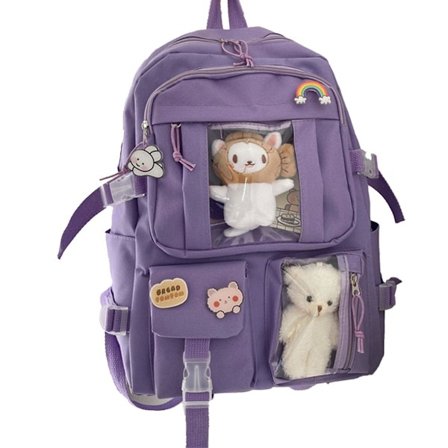 Unisex Skolesekk Flerbruks Vanntett Reiseveske for Menn Kvinner