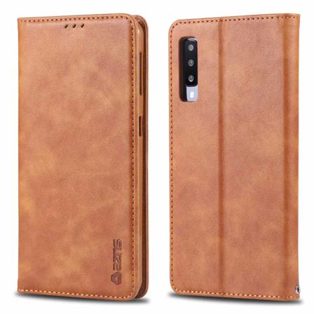 Smidigt Kraftfullt Plånboksfodral - Samsung Galaxy A50 Svart