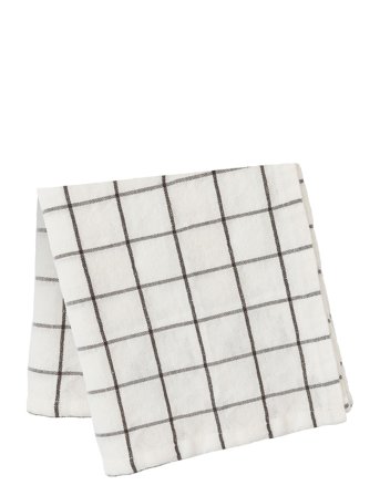 ERNST | Tablecloth 145X240 White/Brown | 145X240CM x 240