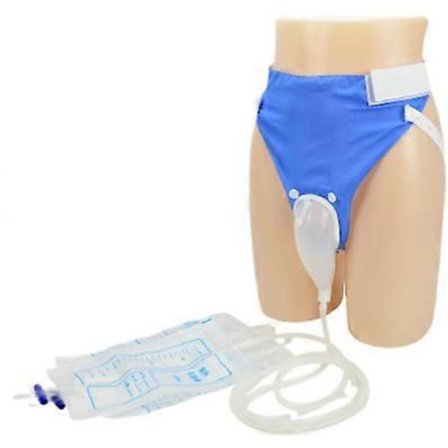 Urinal til ældre inkontinente lammede mænd og kvinder seng-urinal lækagesikker voksen kateter medicinsk ekstern sengeleje [YJD]