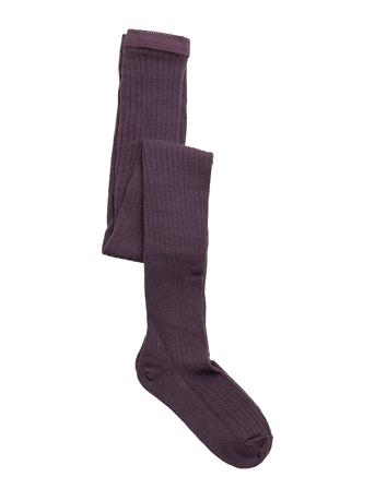 Wool Rib Tights Socks & Tights Tights Lilla Mp Denmark