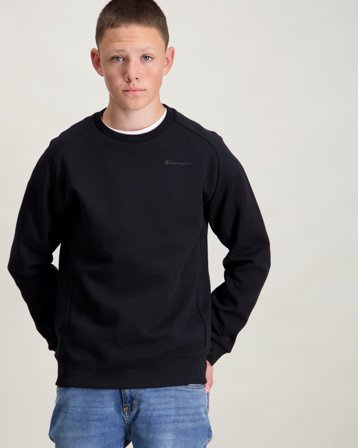 Champion Crewneck Sweatshirt Svart Tröjor Kille - Kids Brand Store