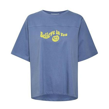 Karen by Simonsen Karen By Simonsen Georgiakb Tee Sweatshirts 10104192 Coronet Blue Blå, Dame T-shirts