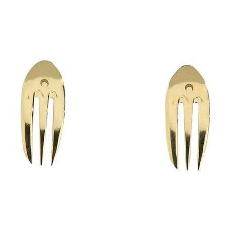 Marine Serre, Earrings Geel, Dames, Maat:ONE Size