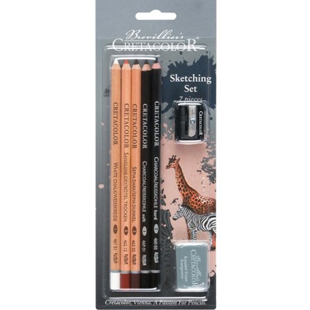 Cretacolor Skiss-set 7 delar