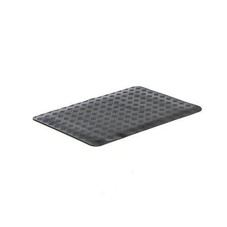 Oil resistant workplace mat STRONG, per metre, W 700 mm, black