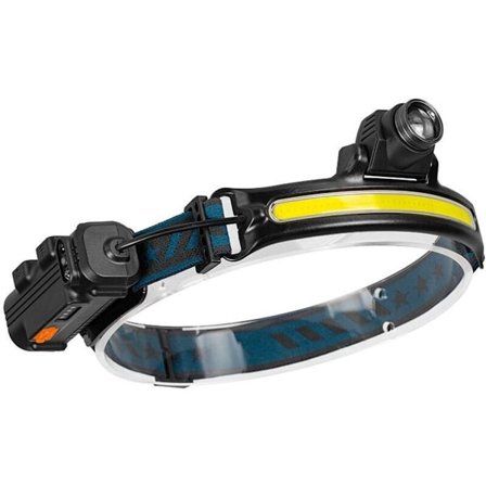 Kraftfull uppladdningsbar LED-pannlampa, zoom-pannlampa med känslig se