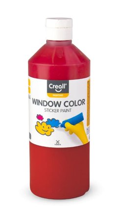 CREALL Fönsterfärg 500ml röd - Lyreco - Skola och förskola - Målarfärg och tillbehör - Fönsterfärg