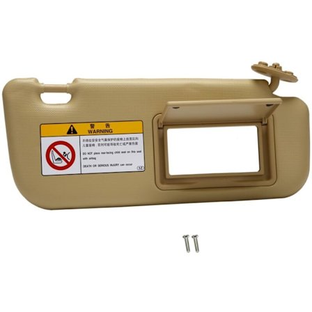 1 stk. Solskjerm for passasjersiden til bil, erstatningsskrue for / Hybrid