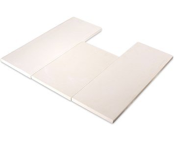 Austin and Barbeque-AABQ Pizza Oven Wood XL - Spare Pizza stone Center-Midtdel av pizzastein til AABQ Pizza Oven Wood XL-Spare parts-Reservedeler til 