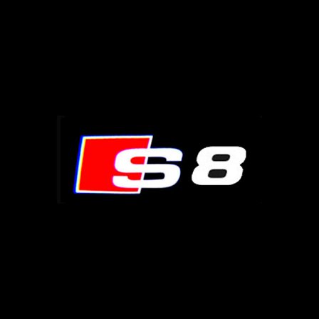 2 kpl sopii Audi Audi tervetulovaloon A4LA5A6L tunnelmavaloon A7A8LQ3Q5Q7 oven laserprojektiovarjovalo, tyyli 16