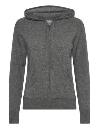 Davida Cashmere Hoodie - Grey - M