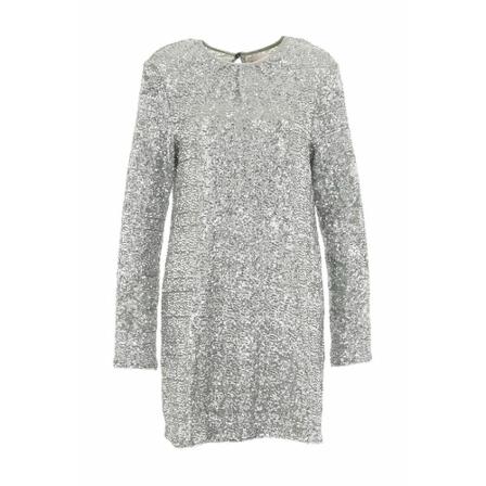 Semicouture, Dress Y2Wq 03 22 Grijs, Dames, Maat:M