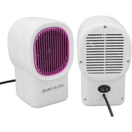 Vifteovn 500W, rask oppvarming, støyreduksjon, vertikal bordluftvarmer for hjemmet 100.pa