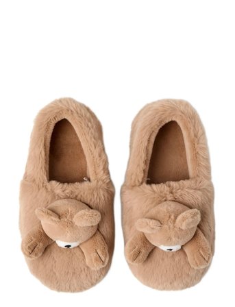 Lindex Slippers Teddybear - Beige - 29/30