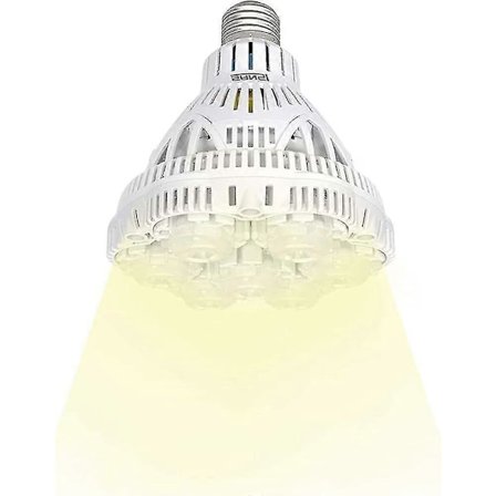 Täyden spektrin LED-kasvivalo 35W Täyden kierron E27-kasvivalo Lämmin valkoinen, kasvilamppu puutarhaan kasvihuoneeseen, akvaariokasvi xi