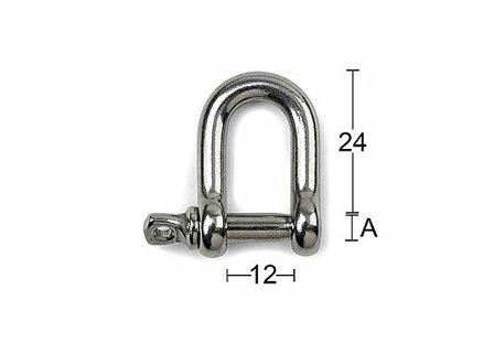 HABO SJAKKEL 500D-I SYREFAST 8MM