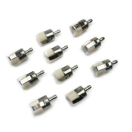 10 stk filt drivstofffilter for Homelite for Echo Poulan 13120519831 Trimmer motorsag bensinmotor Hageverktøy Reservedeler