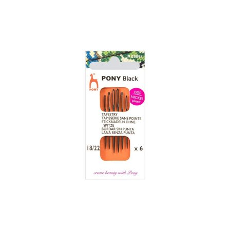 PONY Tapisserinålar nr 18-22 mix uu nickelfria 30/fp - Lyreco - Skola och förskola - Hobbymaterial - Nålar och stickor