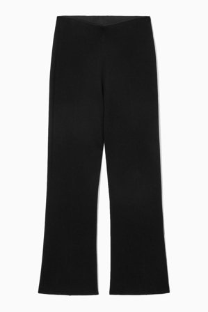 COS Damen Feinstrickhose - Schwarz