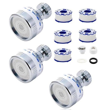 Kökskran med vattenfilter: 360° roterande kranfilter för renare vatten i köket