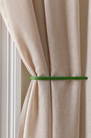 Jotex - Gardinbånd 2-pakke Grønn - GINNIE - Kjøp Gardinholdere hos Jotex