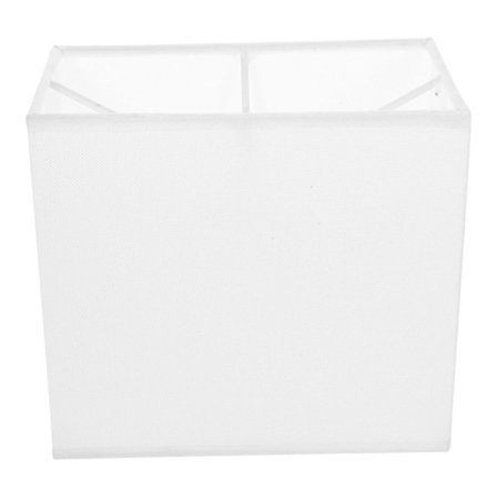 Rektangulær Lampeskjerm i Stoff, Bordlampe Skjerm for Hjemmet, Hengende Lampeskjerm Erstatning for Hotell