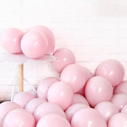 Ilmapallo: 10 tuuman vaaleanpunaiset juhlapallot (100 kpl)