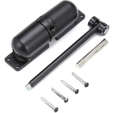 Overflate Montert Automatisk Dør Fjær (Svart) Slitesterk Dørlukker