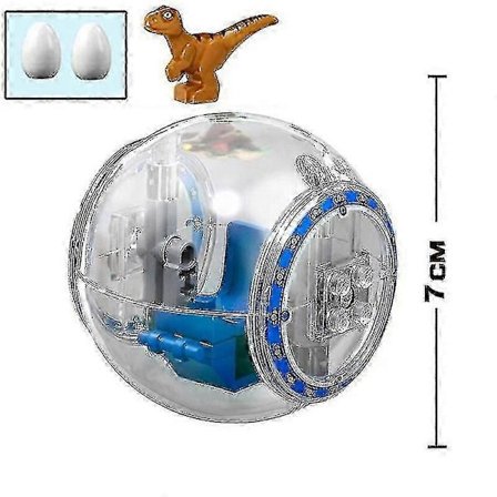 Jurassic Dinosaur World Park Tyrannosaurus Escape Gyro Ball Model