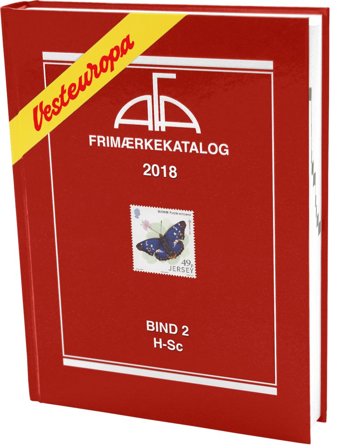 AFA - Vesteuropa 2018 - Bind II (H-Sc) - Frimærkekatalog