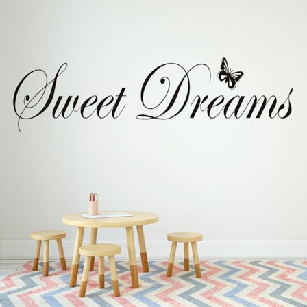 Inspirerende veggklistremer med sitater, bokstaver, veggkunst, veggdekor, ortogonale sommerfugldekorer, skrell og lim, egnet for soverom, stue, gang