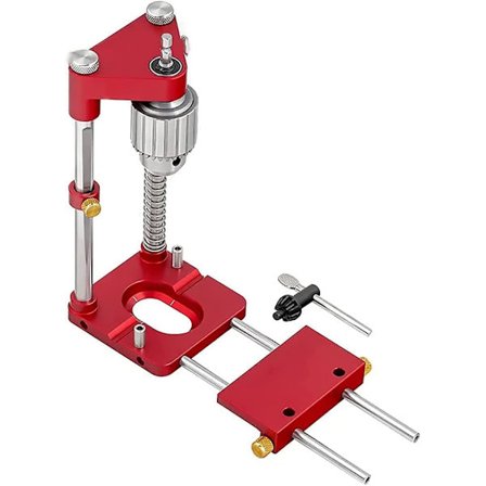 Træbearbejdningsboringslokalisator, Justerbar Stanslokalisator Boringskabelon
