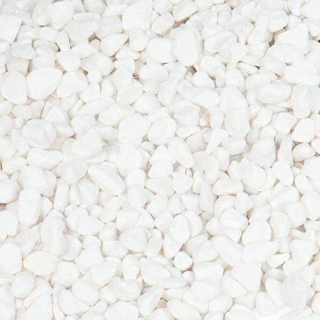 5 Pund Hvide Dekorative Sten Til Planter, Naturlige Ærtestørrelse Grus Til Sukkulenter, Vase, Akvarium, Landskab, Mat Tekstur, 1/5 Tomme 5,0 Pund