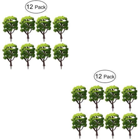 2 kpl Tekopuita olohuoneen sisustukseen, 3D-hiekkalaatikkomalli, yhteensopiva tee-se-itse-projektien kanssa