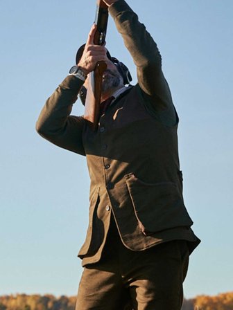 Preston Moleskin Shooting Vest Herren