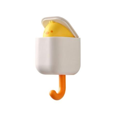 1 st Kreativ Kattkrok Söt Sömlös Sovsal Dörrhängare Krok Nyckel Paraply Handduk Hatt Klädhängare Rack Väggdekor Färgstil Slumpmässig