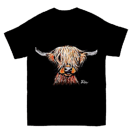Rolig Highland Cow T-shirt