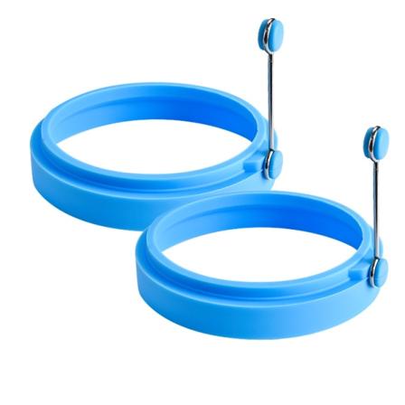 Silikon Rund Pankake/Egg Ringer, 2 Stykker