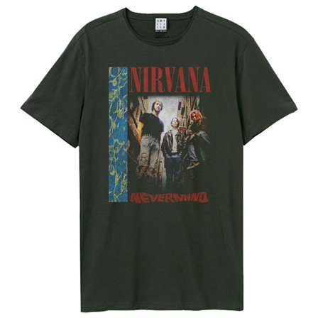 Amplified Unisex Vuxen Nevermind Water Band Nirvana T-shirt M Kol