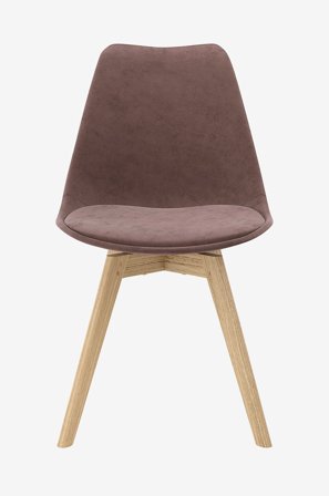 Tenzo - Ruokapöydän tuoli GINA, samettia, 2/pakk. - Roosa - Tuolit - - Homeroom