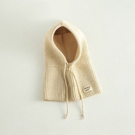 Børne Blød Balaclava Børne Pullover Hat BEIGE